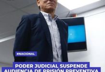 PODER JUDICIAL SUSPENDE AUDIENCIA DE PRISIÃ“N PREVENTIVA CONTRA MARTÃN VIZCARRA