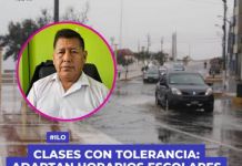 ILO: ADAPTAN HORARIOS ESCOLARES POR BAJAS TEMPERATURAS