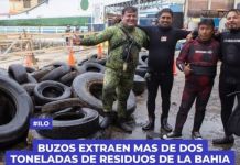 ILO: BUZOS EXTRAEN MAS DE DOS TONELADAS DE RESIDUOS DE LA BAHIA TRAS CONCURSO ECOLÃ“GICO POR EL DÃA DEL PESCADOR