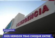 CHEN-CHEN: DOS HERIDOS TRAS CHOQUE ENTRE MOTOCICLETA Y CAMIONETA