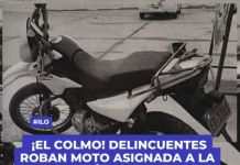 ILO: DELINCUENTES ROBAN MOTO ASIGNADA A LA POLICÃA NACIONAL
