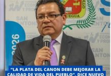 SAN ANTONIO: â€œLA PLATA DEL CANON DEBE MEJORAR LA CALIDAD DE VIDA DEL PUEBLOâ€