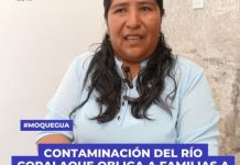 MOQUEGUA: CONTAMINACIÃ“N DEL RÃO CORALAQUE OBLIGA A FAMILIAS A MIGRAR