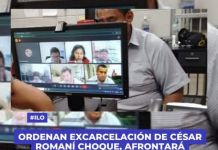 ILO: ORDENAN EXCARCELACIÃ“N DE CÃ‰SAR ROMANÃ CHOQUE, AFRONTARÃ PROCESO CON RESTRICCIONES
