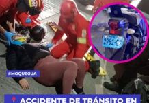 MOQUEGUA: ACCIDENTE DE TRÃNSITO EN LA ZONA DE FONAVI