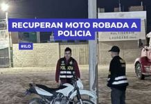 ILO: RECUPERAN MOTO ROBADA A POLICÃA