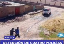 PUNO: DETENCIÃ“N DE CUATRO POLICÃAS POR ROBO EN JULIACA