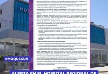 MOQUEGUA: ALERTA EN EL HOSPITAL REGIONAL DE MOQUEGUA: CUERPO MÃ‰DICO DENUNCIA SITUACIÃ“N CRÃTICA EN EL SISTEMA DE SALUD.