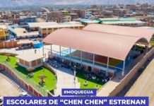 CHEN CHEN: ESCOLARES DE CHEN CHEN ESTRENAN NUEVA INFRAESTRUCTURA DEPORTIVA.