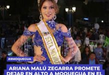 MOQUEGUA: ARIANA MALÃš ZEGARRA PROMETE DEJAR EN ALTO A MOQUEGUA EN EL MISS GRAND PERÃš 2025