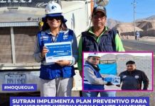 MOQUEGUA: SUTRAN IMPLEMENTA PLAN PREVENTIVO PARA TRANSPORTE INTERNACIONAL ANTE AUMENTO DE ACCIDENTES.