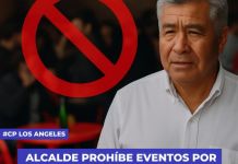 LOS ÃNGELES: ALCALDE PROHÃBE EVENTOS POR FIESTAS PATRIAS.
