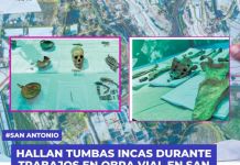 SAN ANTONIO: HALLAN TUMBAS INCAS DURANTE TRABAJOS EN OBRA VIAL