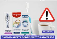 DIGEMID ALERTA SOBRE EFECTOS ADVERSOS POR USO DE 14 PASTAS DENTALES CON FLUORURO DE ESTAÃ‘O