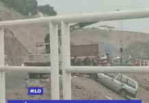 ILO: VEHÃCULO CASI CAE AL ABISMO EN LA CARRETERA PANAMERICANA.
