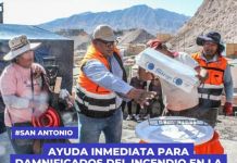 SAN ANTONIO: AYUDA INMEDIATA PARA DAMNIFICADOS DEL INCENDIO EN LA ASOCIACIÃ“N FLOR DE LIZ.