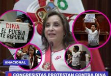 NACIONAL: CONGRESISTAS PROTESTAN CONTRA DINA BOLUARTE DURANTE MENSAJE A LA NACIÃ“N.