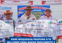 MOQUEGUA: GORE MOQUEGUA PROPONE S/15 MILLONES PARA NUEVO PROCOMPITE Y PROYECTA PARQUE INDUSTRIAL REGIONAL.