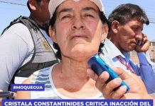 MOQUEGUA: CRISTALA CONSTANTINIDES CRITICA INACCIÃ“N DEL GOBIERNO: â€œDINA BOLUARTE Y SUS MINISTROS SOLO SABEN ENGAÃ‘AR AL PUEBLOâ€.