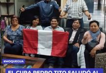 MOQUEGUA: EL CURA PEDRO TITO SALUDÃ“ AL PERÃš DESDE LA PATRIA DE PELÃ‰.