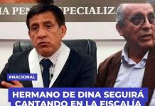NACIONAL: HERMANO DE DINA SEGUIRÃ CANTANDO EN LA FISCALÃA.