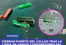 NACIONAL: CIERRAN PUERTO DEL CALLAO TRAS LA CAÃDA DE VARIOS CONTENEDORES DEL BUQUE TAIWANÃ‰S.