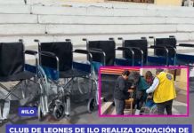 ILO: CLUB DE LEONES DE ILO REALIZA DONACIÃ“N DE SILLAS DE RUEDAS A PERSONAS DE BAJOS RECURSOS.
