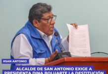 SAN ANTONIO: ALCALDE DE SAN ANTONIO EXIGE A PRESIDENTA DINA BOLUARTE LA DESTITUCIÃ“N DE FUNCIONARIA DEL SENACE POR CASO HUATIPUKA.