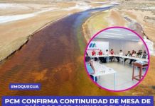 MOQUEGUA: PCM CONFIRMA CONTINUIDAD DE MESA DE DIÃLOGO POR CUENCA DEL RÃO CORALAQUE ESTE 14 DE AGOSTO EN LIMA.