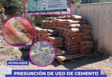 COALAQUE: PRESUNCIÃ“N DE USO DE CEMENTO VENCIDO EN OBRA PÃšBLICA ALARMA A POBLADORES DEL ANEXO RONJADERO.