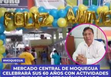 MOQUEGUA: MERCADO CENTRAL SUS 60 AÃ‘OS CON ACTIVIDADES CULTURALES, GASTRONÃ“MICAS Y DE INTEGRACIÃ“N
