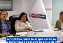 MOQUEGUA: MOQUEGUA IMPULSA 60 QOCHAS PARA ENFRENTAR LA ESCASEZ DE AGUA EN ZONAS ALTOANDINAS.