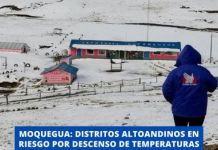 MOQUEGUA: DISTRITOS ALTOANDINOS EN RIESGO POR DESCENSO DE TEMPERATURAS NOCTURNAS.
