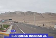 ILO: BLOQUEAN INGRESO AL ALGARROBAL Y ENTRADA A ILO POR LA PANAMERICANA.