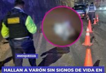 SAN ANTONIO: HALLAN A VARÃ“N SIN SIGNOS DE VIDA EN LA AV. MARIANO LINO URQUIETA, EN INGRESO A SAN ANTONIO.