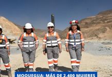 MOQUEGUA: MÃS DE 2,400 MUJERES TRABAJAN EN EL SECTOR MINERO.