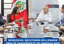 MOQUEGUA: EJECUTARÃN MILLONARIA OBRA DE SANEAMIENTO EN SAMEGUA BAJO MODALIDAD DE OBRAS POR IMPUESTOS.