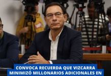 NACIONAL: CONVOCA RECUERDA QUE VIZCARRA MINIMIZÃ“ MILLONARIOS ADICIONALES EN OBRAS INVESTIGADAS POR LA FISCALÃA.