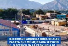 MOQUEGUA: ELECTROSUR ADJUDICA OBRA DE ALTO ZAPATA QUE MEJORARÁ SERVICIO ELÉCTRICO EN LA PROVINCIA DE MARISCAL NIETO