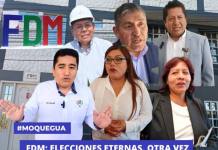 MOQUEGUA: ELECCIONES EN EL FDM FUERON POSTERGADAS HASTA SEPTIEMBRE