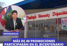 MOQUEGUA: MÁS DE 40 PROMOCIONES PARTICIPARÁN EN EL BICENTENARIO DEL COLEGIO SIMÓN BOLÍVAR