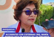 MOQUEGUA: ING. MARÍA BARRIOS DEJA EN MANOS DE LOS ÓRGANOS COMPETENTES LA APLICACIÓN DE SANCIONES SOBRE ACCIDENTES DE CISTERNAS