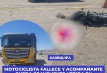 AREQUIPA: MOTOCICLISTA FALLECE Y ACOMPAÑANTE QUEDA GRAVEMENTE HERIDA EN ACCIDENTE EN LA PANAMERICANA SUR AREQUIPA: MOTOCICLISTA FALLECE Y ACOMPAÑANTE QUEDA GRAVEMENTE HERIDA EN ACCIDENTE EN LA PANAMERICANA SUR