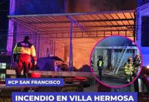 SAN FRANCISCO: INCENDIO EN VILLA HERMOSA