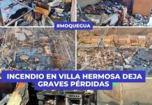 SAN FRANCISCO: INCENDIO EN VIVIENDA DE VILLA HERMOSA DEJA CUANTIOSAS PÉRDIDAS