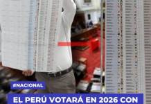 EL PERÚ VOTARÁ EN 2026 CON CÉDULA DE SUFRAGIO GIGANTE EL PERÚ VOTARÁ EN 2026 CON CÉDULA DE SUFRAGIO GIGANTE