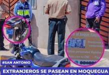 EXTRANJEROS SE PASEAN EN MOQUEGUA PROMOVIENDO CRÉDITOS “GOTA A GOTA”