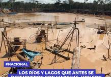 Los ríos y lagos que antes se defendieron con marchas, hoy son contaminados por mineros ilegales Los ríos y lagos que antes se defendieron con marchas, hoy son contaminados por mineros ilegales