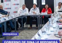 GOBIERNO DE DINA LE REPONDRÁ 44 MILLONES AL GORE MOQUEGUA. TAMBIÉN REMEDIARÁ EL RÍO CORALAQUE, ALARGARÁ LA MESA DE ICHUÑA Y LE DIRÁ “NO A HUATIPUKA”