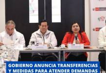 GOBIERNO ANUNCIA TRANSFERENCIAS Y MEDIDAS PARA ATENDER DEMANDAS DE MOQUEGUA